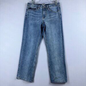 Izon Straight Leg Jeans Womens Size 30x30 Stretch denim Medium Wash Blue
